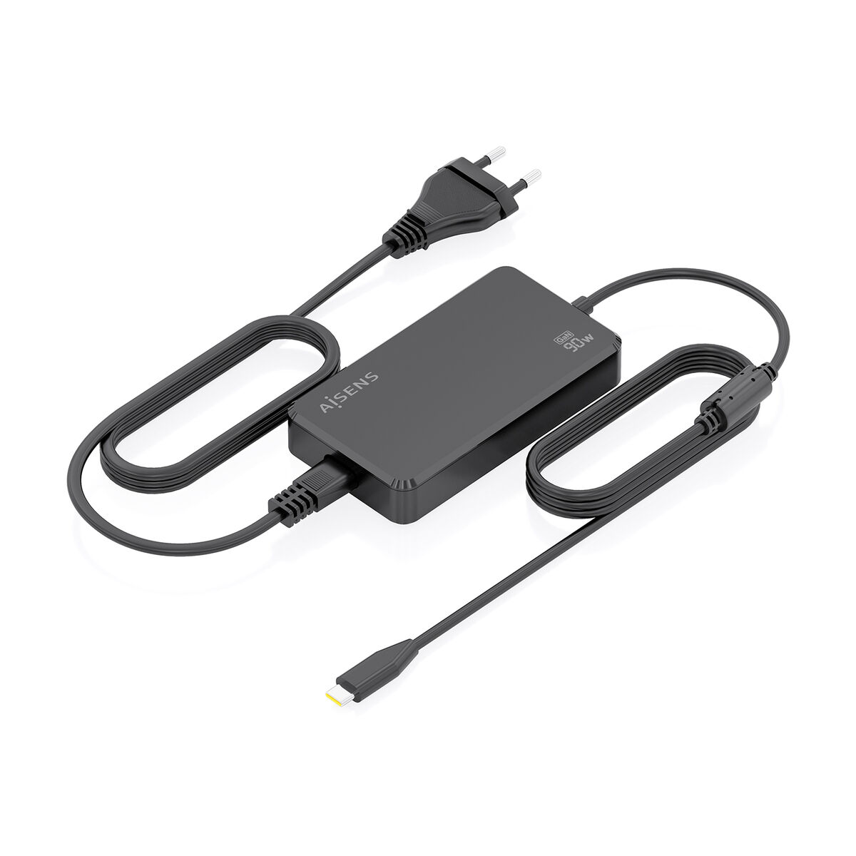 Wall Charger Aisens ASCH-1PD90D069-BK 90 W Black