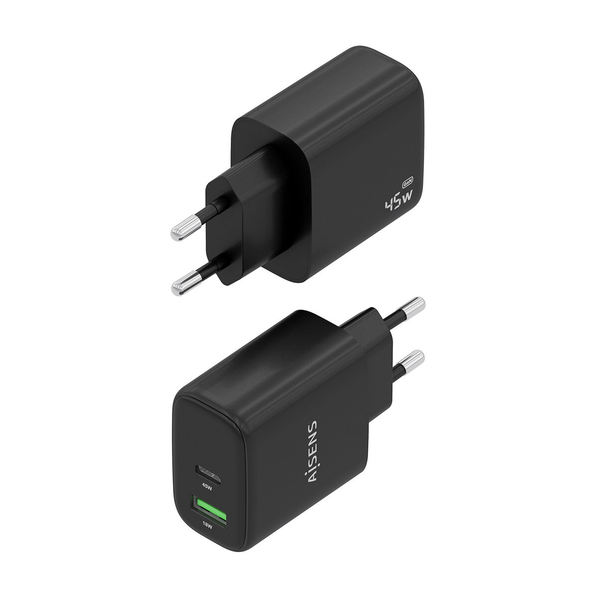 Wall Charger Aisens A110-0972 Black