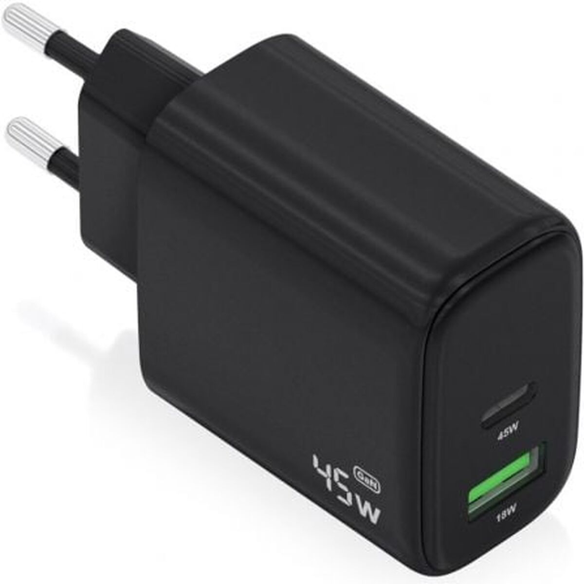 Wall Charger Aisens A110-0972 Black 45 W Wall Charger Aisens A110-0972 Black 45 W
