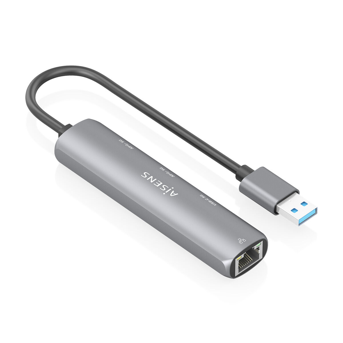 USB Hub Aisens ASUC-4P035-GR Grey