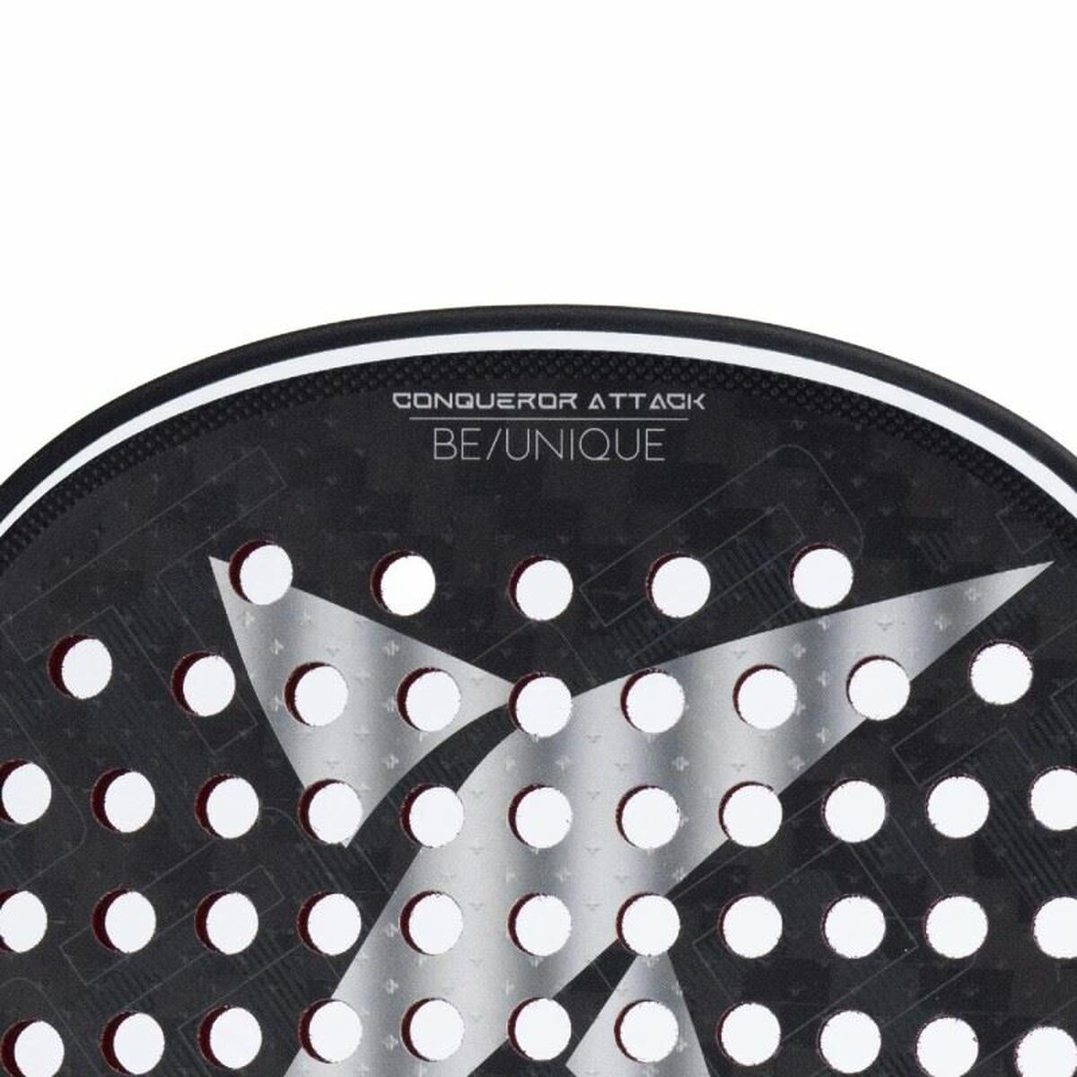 Padel Racket Drop Shot Explore Conqueror Attack Nic White Black