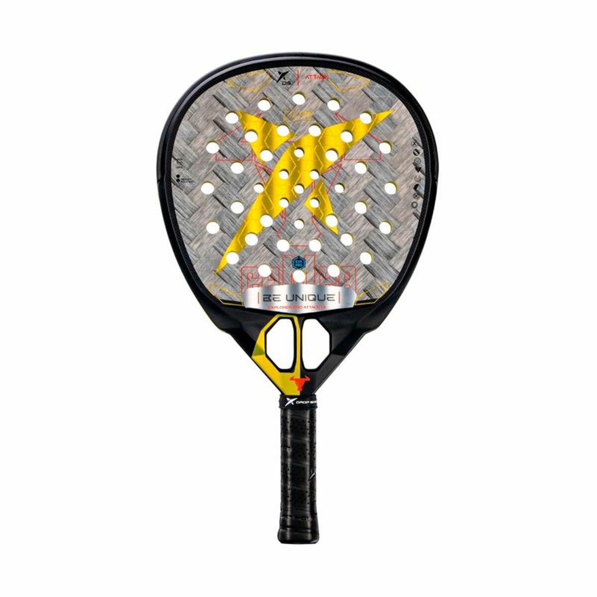 Padel Racket Drop Shot Explorer Pro Attack Yellow Padel Racket Drop Shot Explorer Pro Attack Yellow