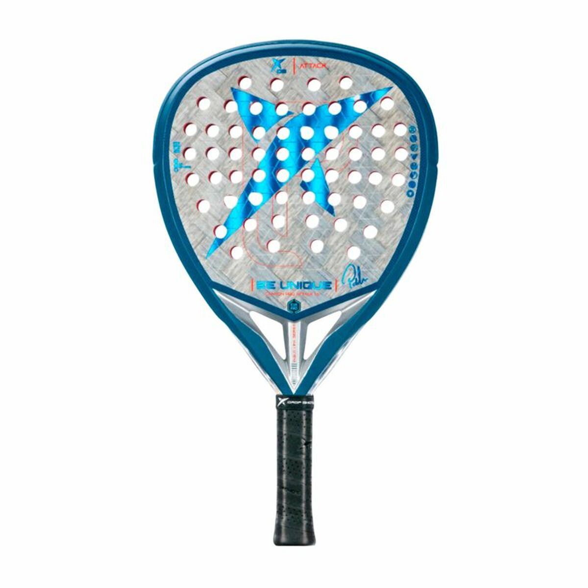 Padel Racket Drop Shot Canyon Pro Attack 1.5 Ica Blue