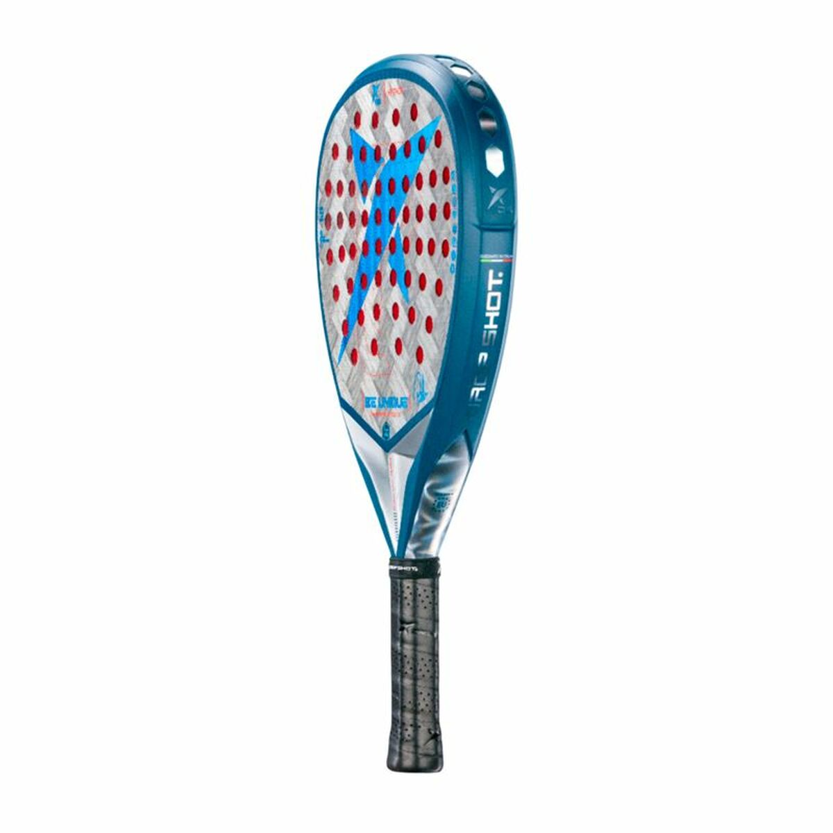 Padel Racket Drop Shot Canyon Pro Attack 1.5 Ica Blue