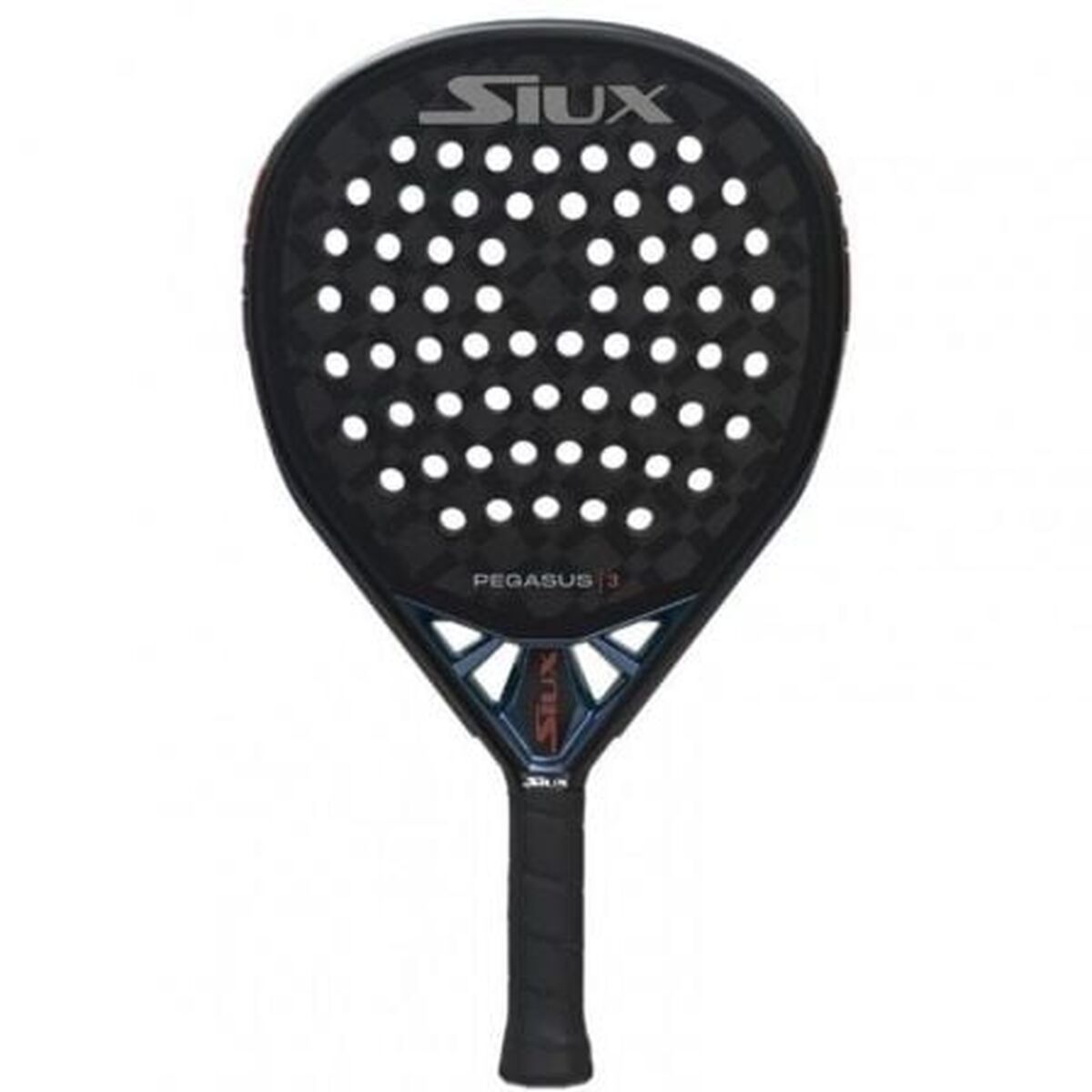 Padel Racket Siux Pegasus 3 2025 Blue Black Charcoal Padel Racket Siux Pegasus 3 2025 Blue Black Charcoal