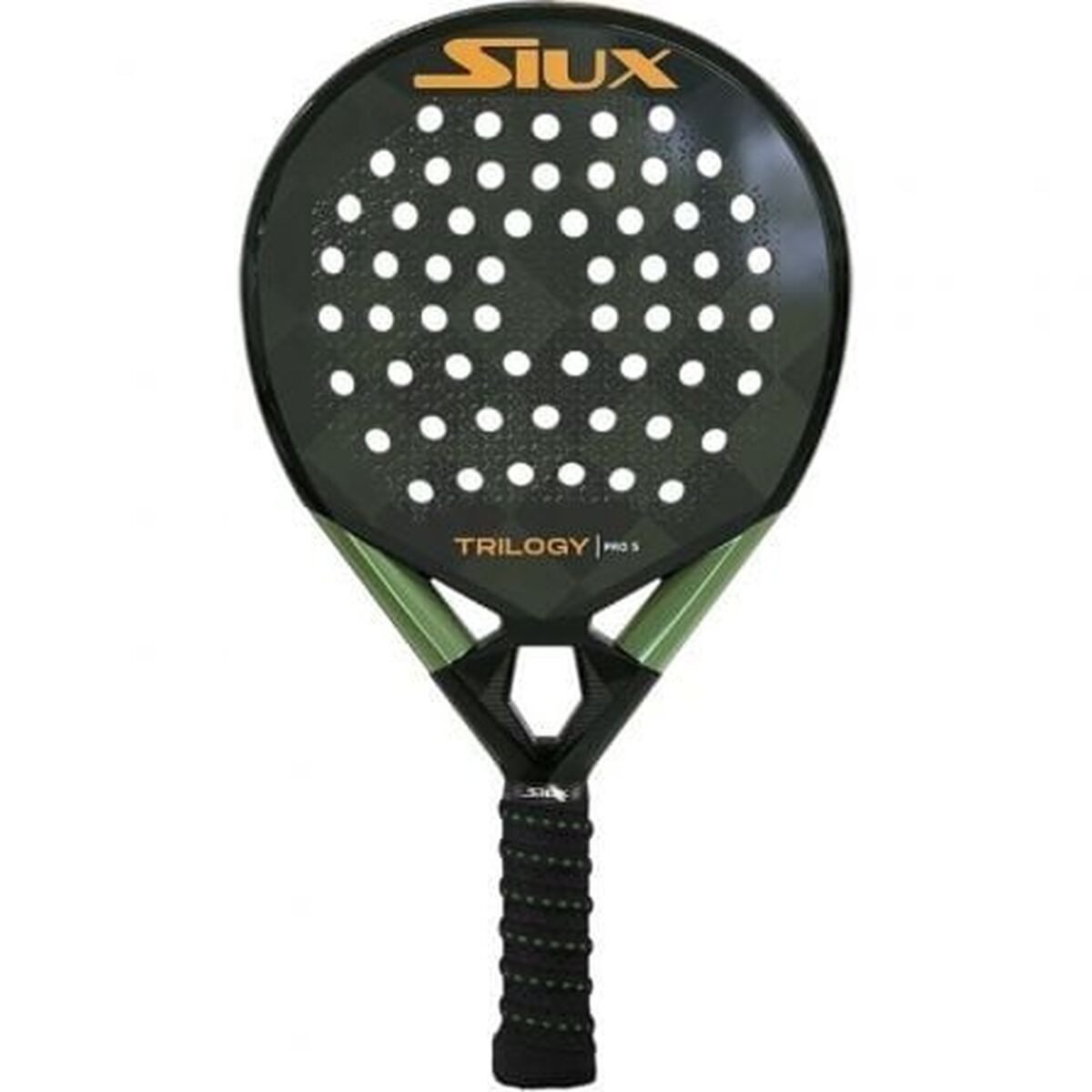 Padel Racket Siux Trilogy Pro 5 2025 Black Green Charcoal EVA