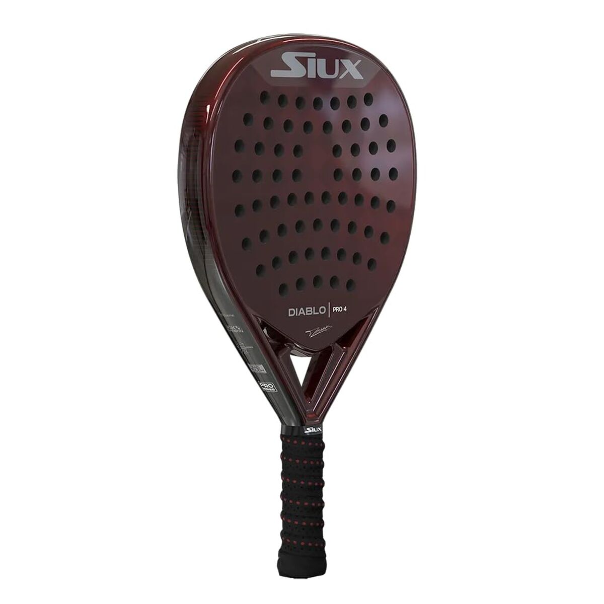 Padel Racket Siux Diablo Pro 4 Red Charcoal EVA