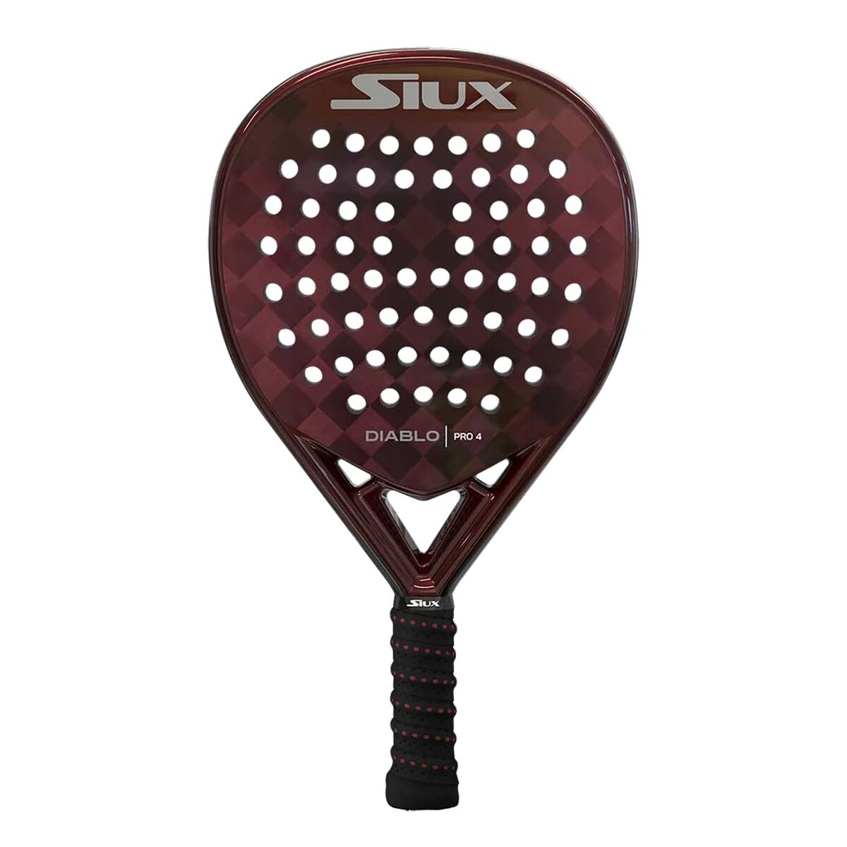 Padel Racket Siux Diablo Pro 4 Red Charcoal EVA