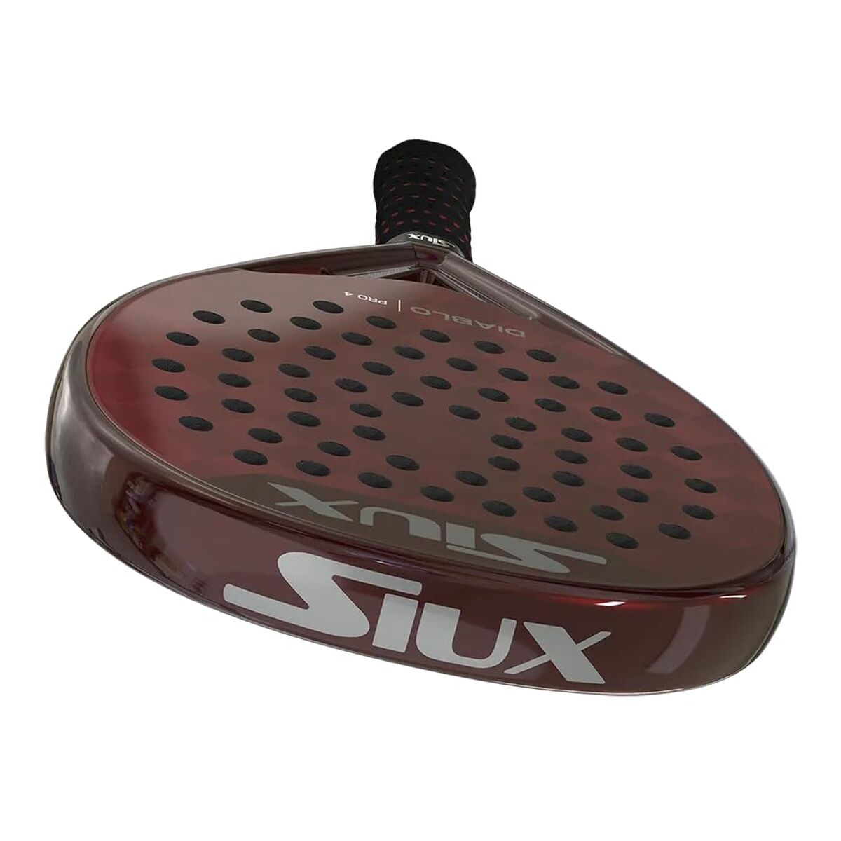 Padel Racket Siux Diablo Pro 4 Red Charcoal EVA