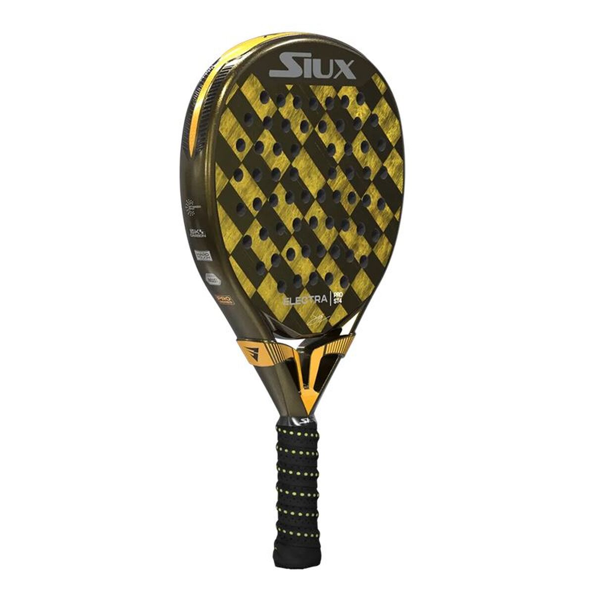 Padel Racket Siux Electra Stupa Pro St4 Yellow
