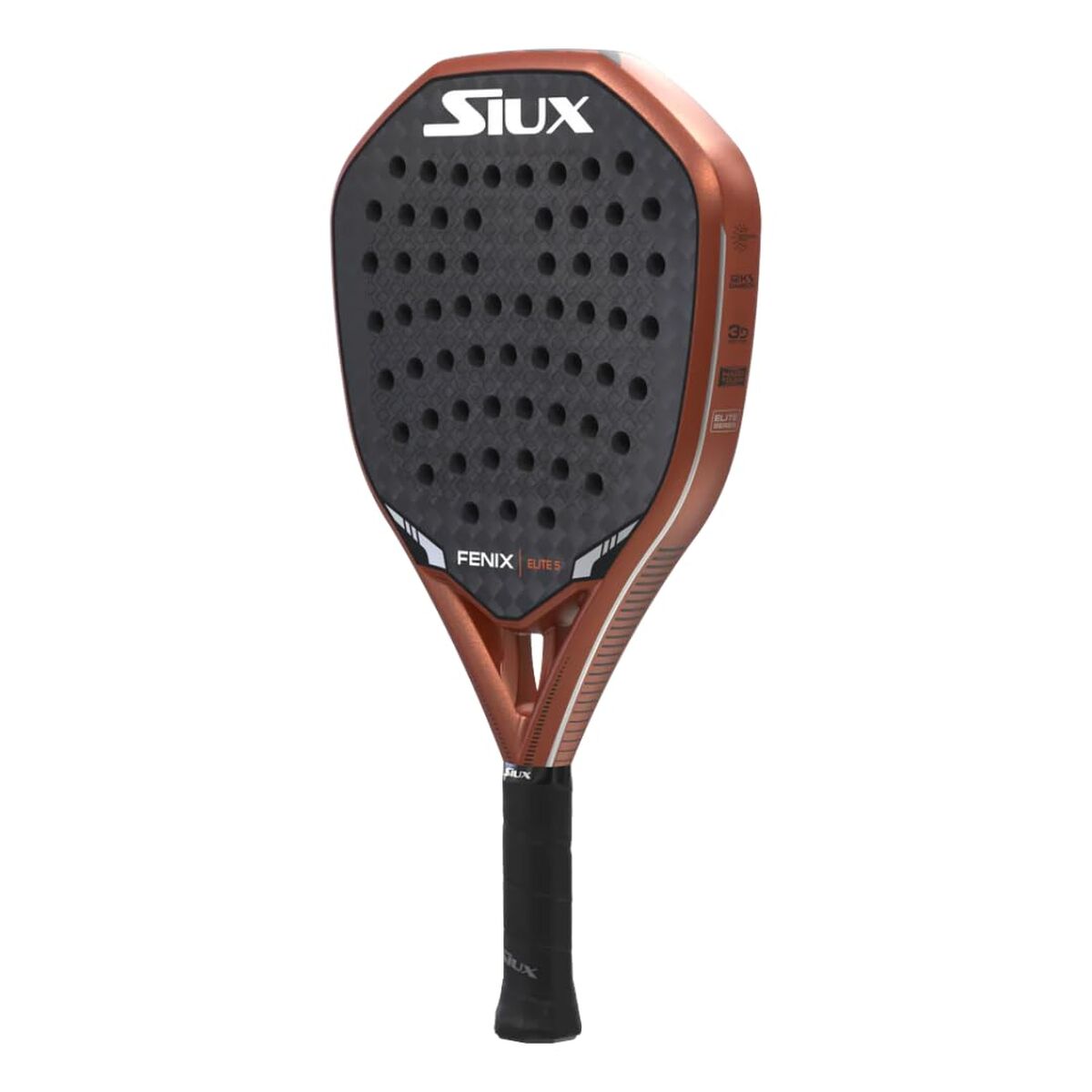 Padel Racket Siux Fenix Elite 5 2025 Orange Carbon fibre