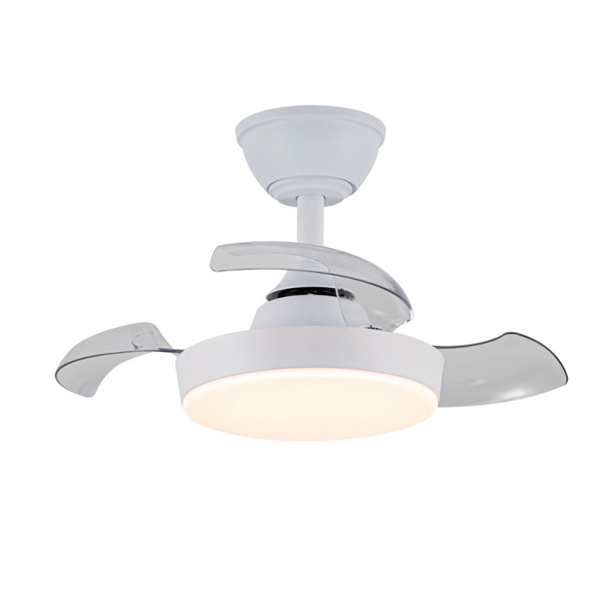 Ceiling Fan CristalRecord White  55 cm