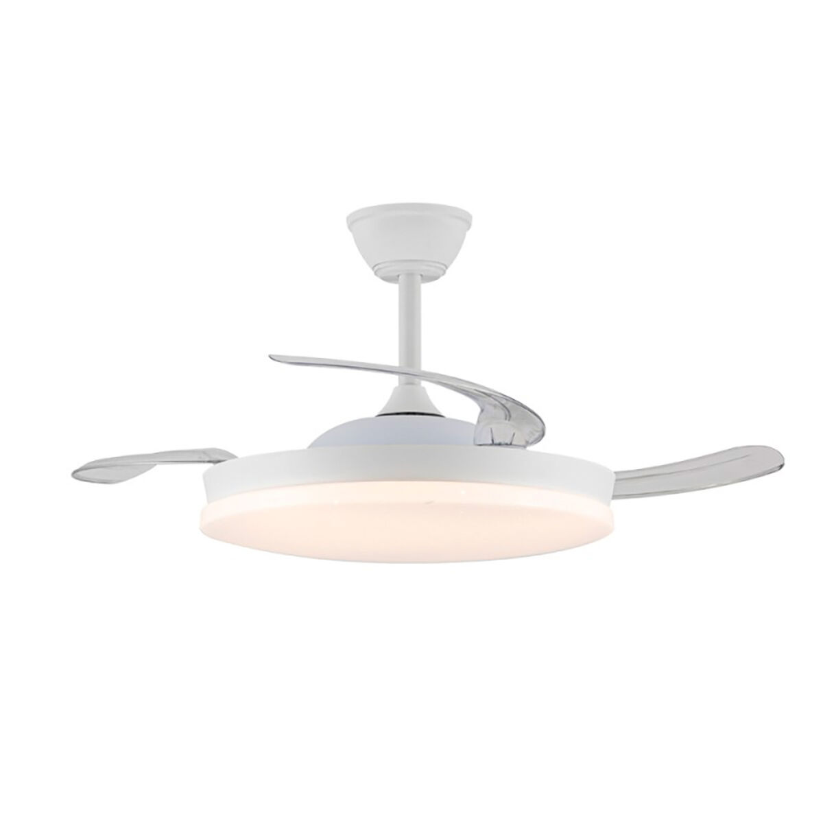 Ceiling Fan CristalRecord White 72 W (3000 K) (4000 K)