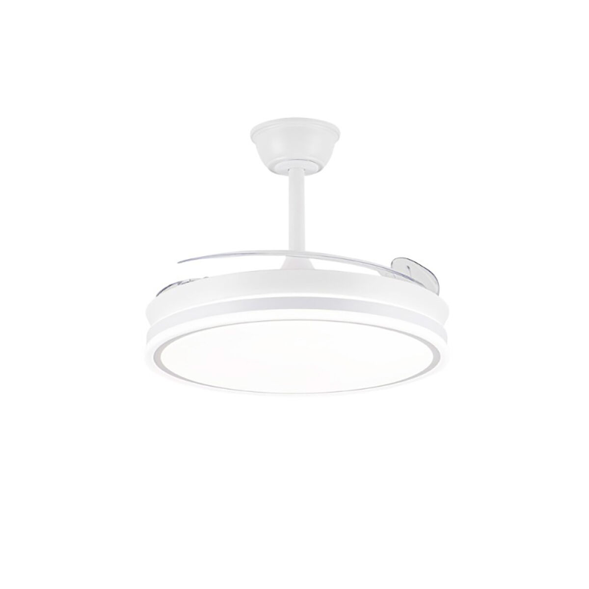Ceiling Fan CristalRecord EVO RETRAC Transparent 72 W