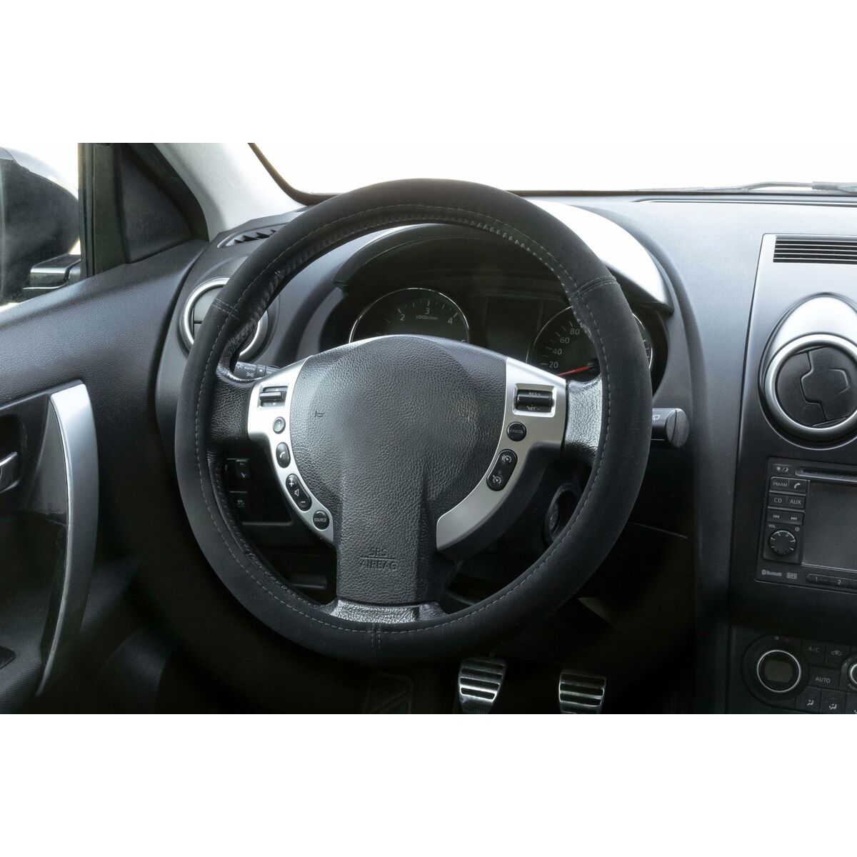 Steering Wheel Cover PWFV1000 Black  38 cm