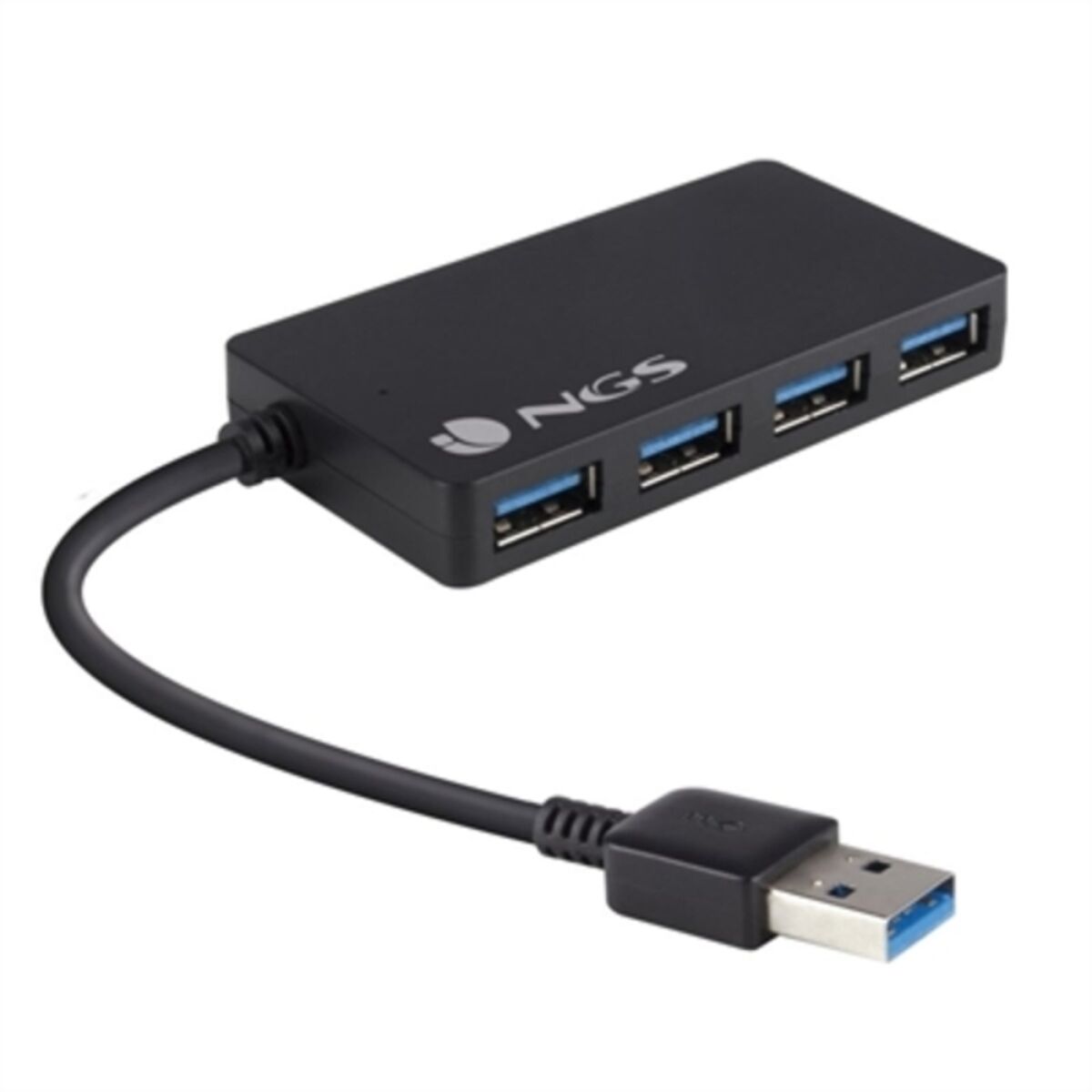 USB Hub NGS NGS-HUB-0044 Black 480 Mbps USB Hub NGS NGS-HUB-0044 Black 480 Mbps