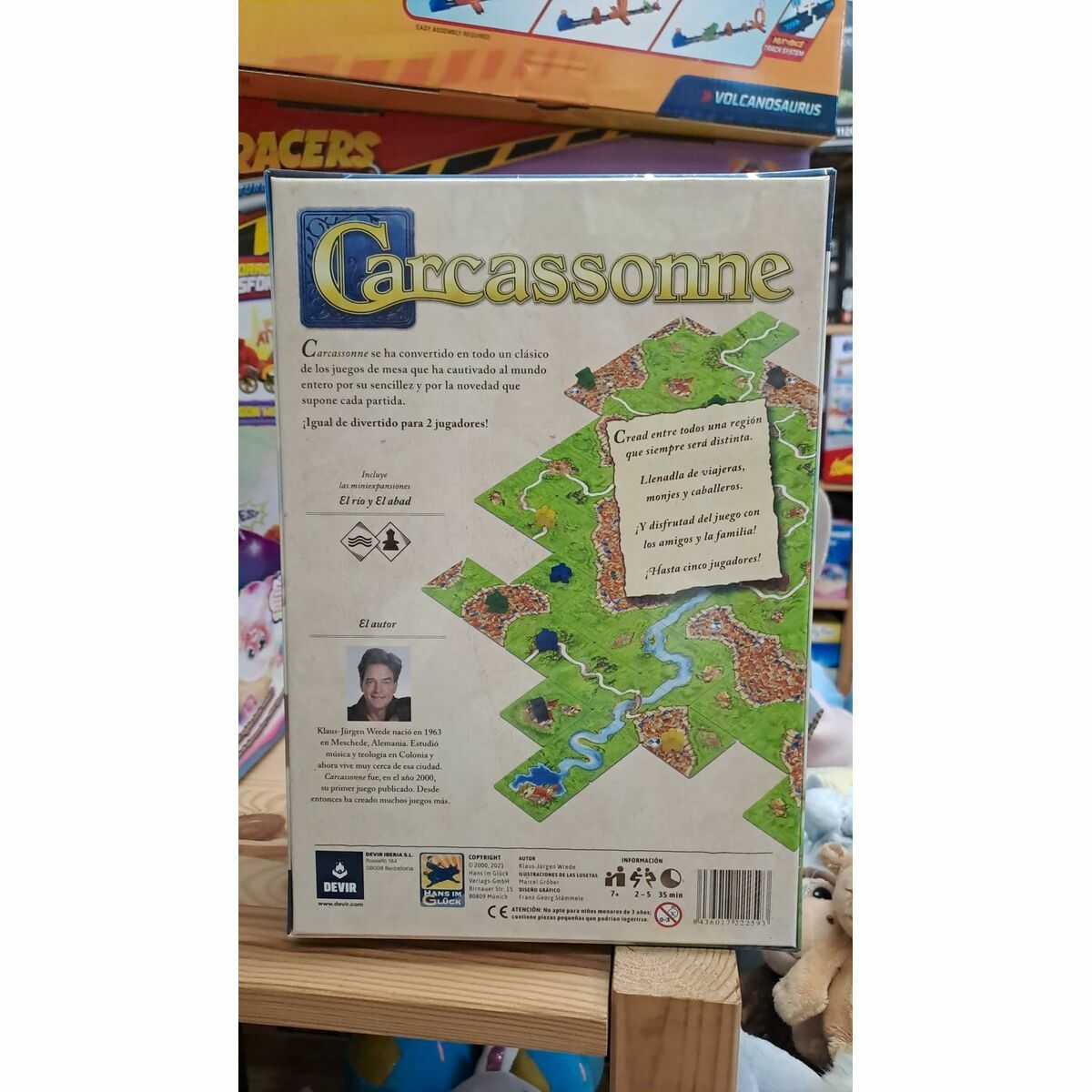 Board game Carcassonne Devir 222593 (ES)