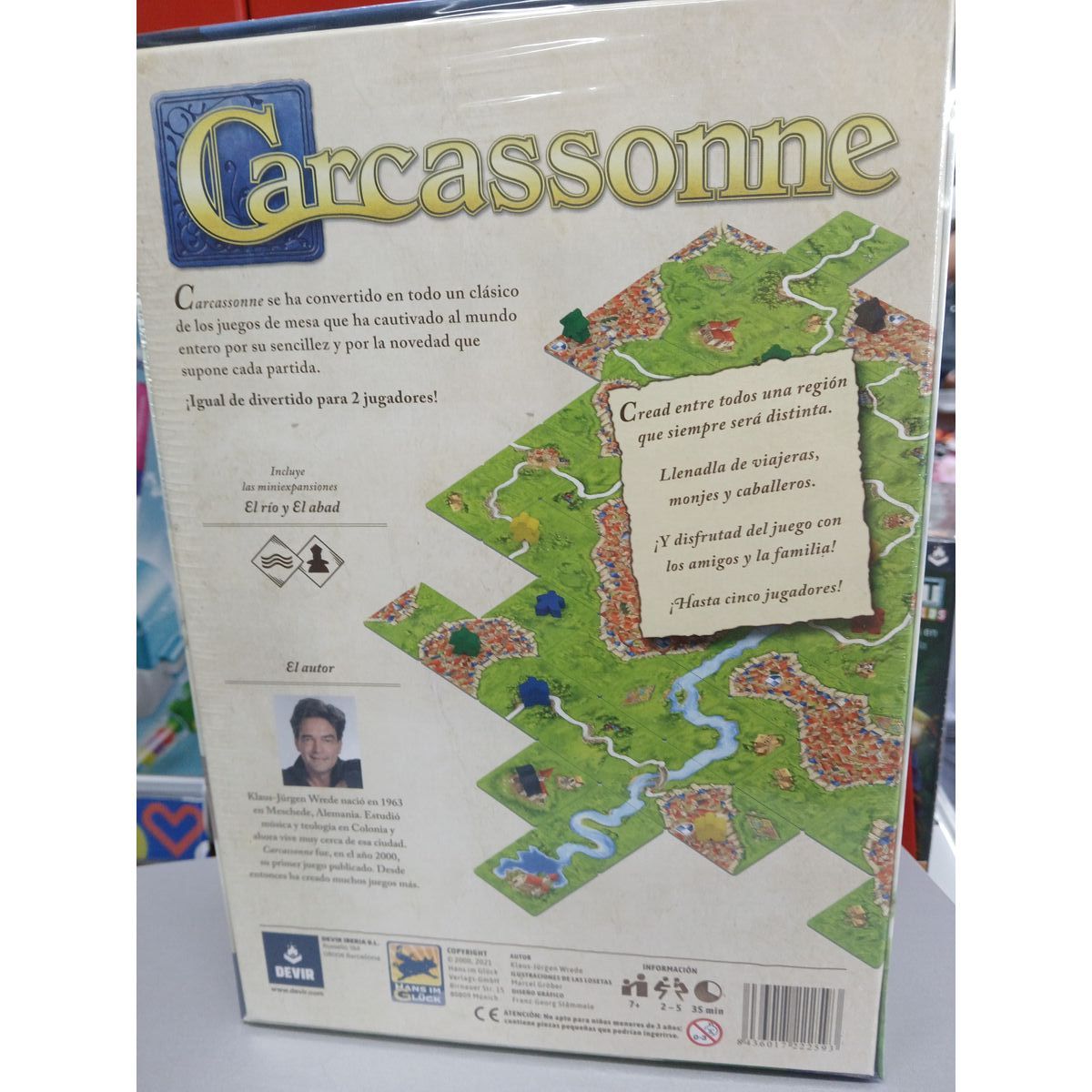 Board game Carcassonne Devir 222593 (ES)