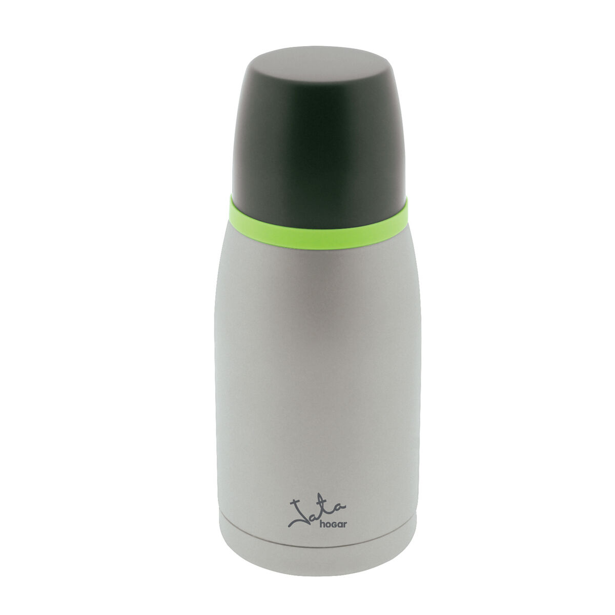 Travel thermos flask JATA 909 350 ml Green Grey Travel thermos flask JATA 909 350 ml Green Grey