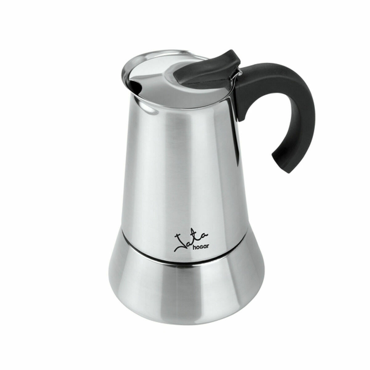 Italian Coffee Pot JATA Steel Metal Stainless steel 6 Cups
