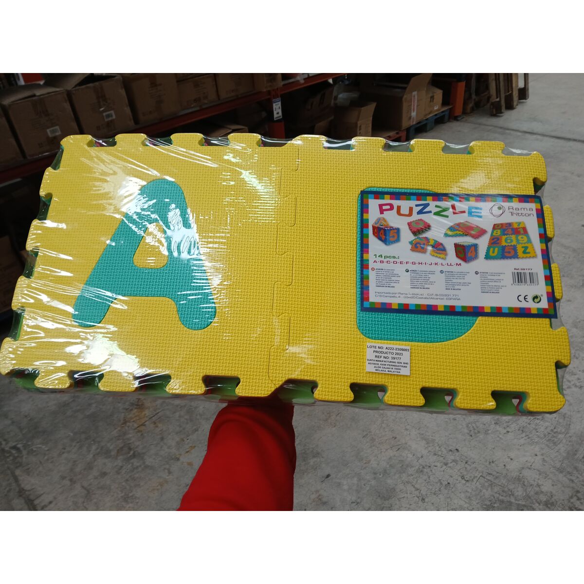Child’s Puzzle Eva Rubber 14 pcs