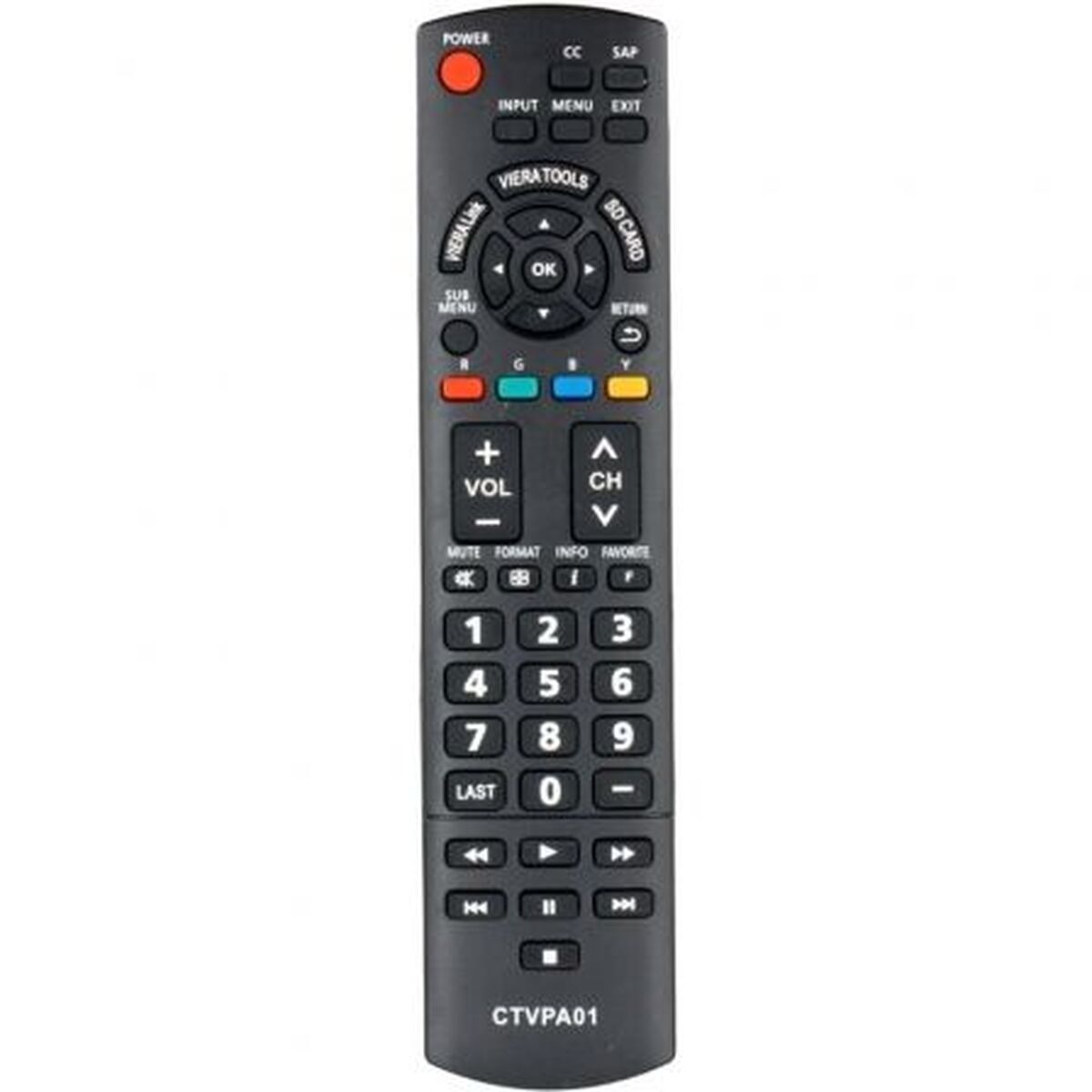 Panasonic Universal Remote Control TM Electron CTVPA01