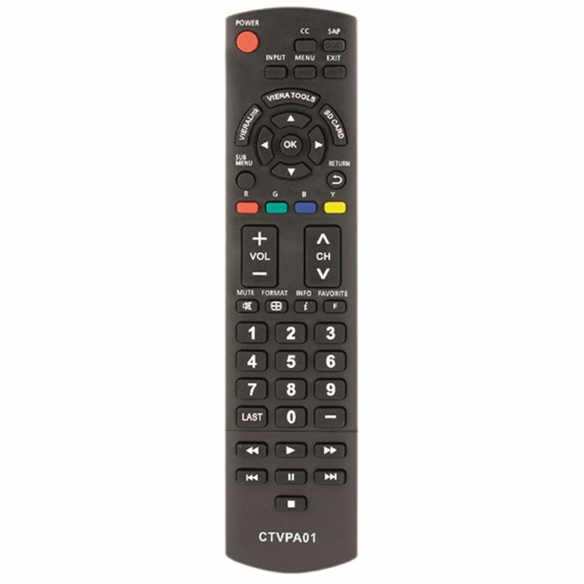 Panasonic Universal Remote Control TM Electron CTVPA01