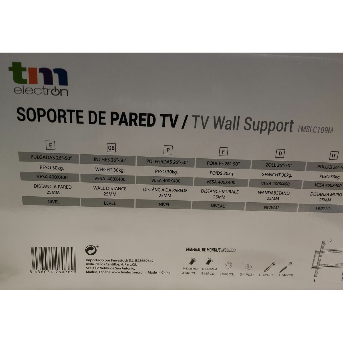 TV Mount TM 26″-50″ 30 Kg