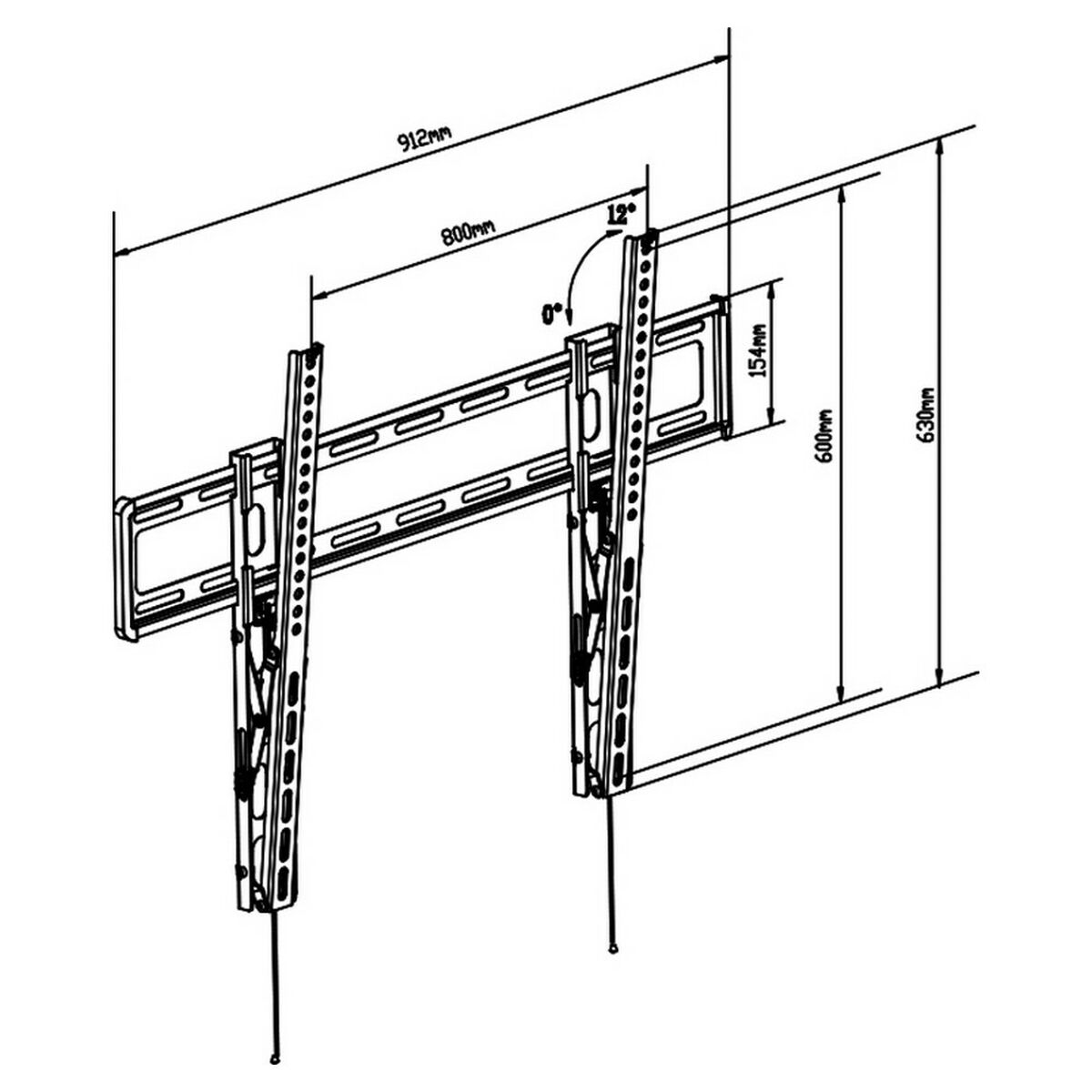 TV Mount TM Electron 60 Kg 47″-90″
