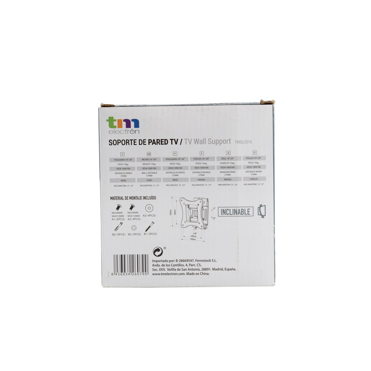 TV Mount TM Electron 15 kg 10″-24″