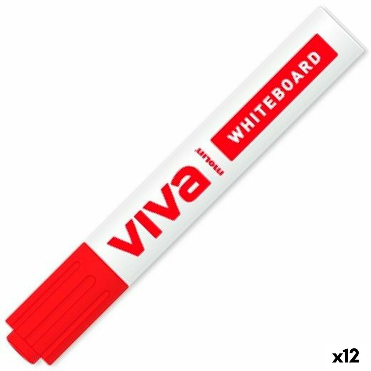 Whiteboard marker Molin Viva Red (12 Units) Whiteboard marker Molin Viva Red (12 Units)