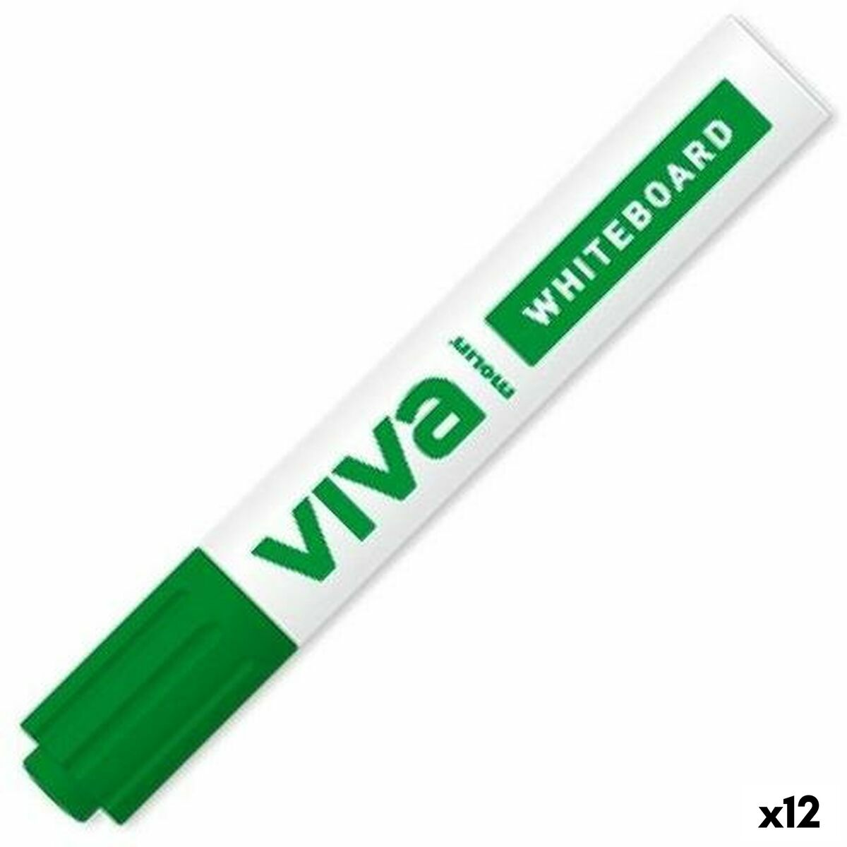 Whiteboard marker Molin VIVA Green (12 Units) Whiteboard marker Molin VIVA Green (12 Units)