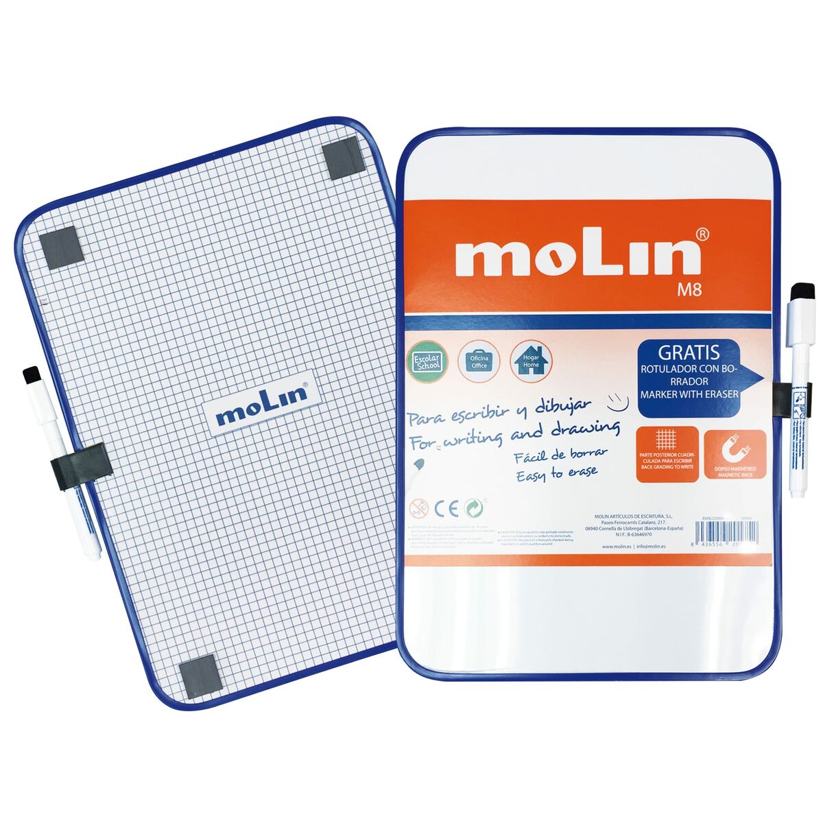 Magnetic board Molin White Magnetic board Molin White