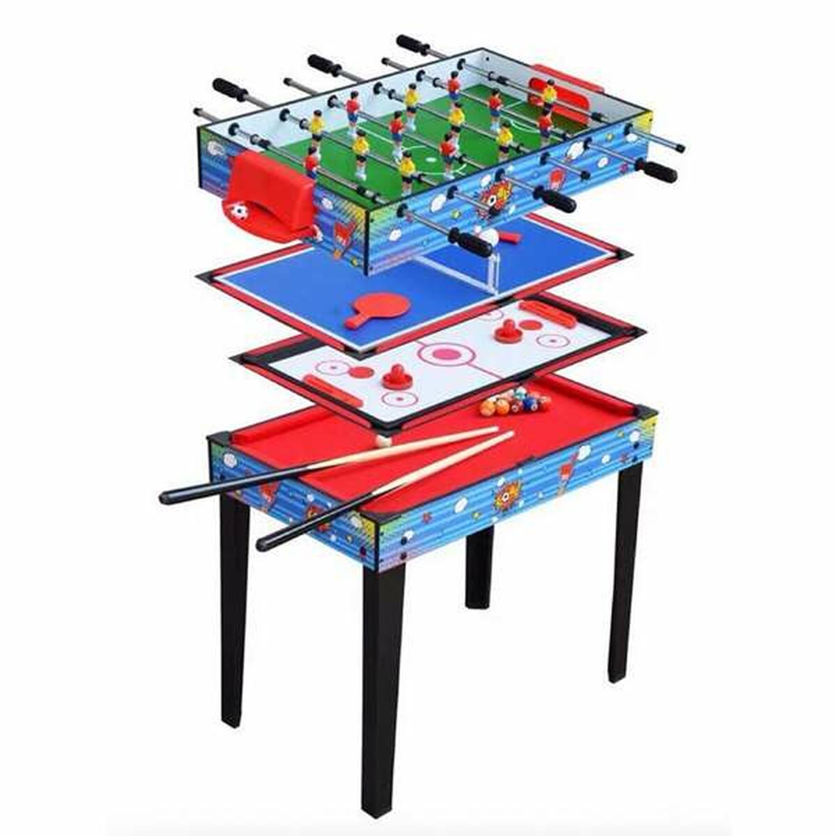 Multi-game Table 94 x 50,5 x 73,5 cm 4-in-1 Multi-game Table 94 x 50,5 x 73,5 cm 4-in-1