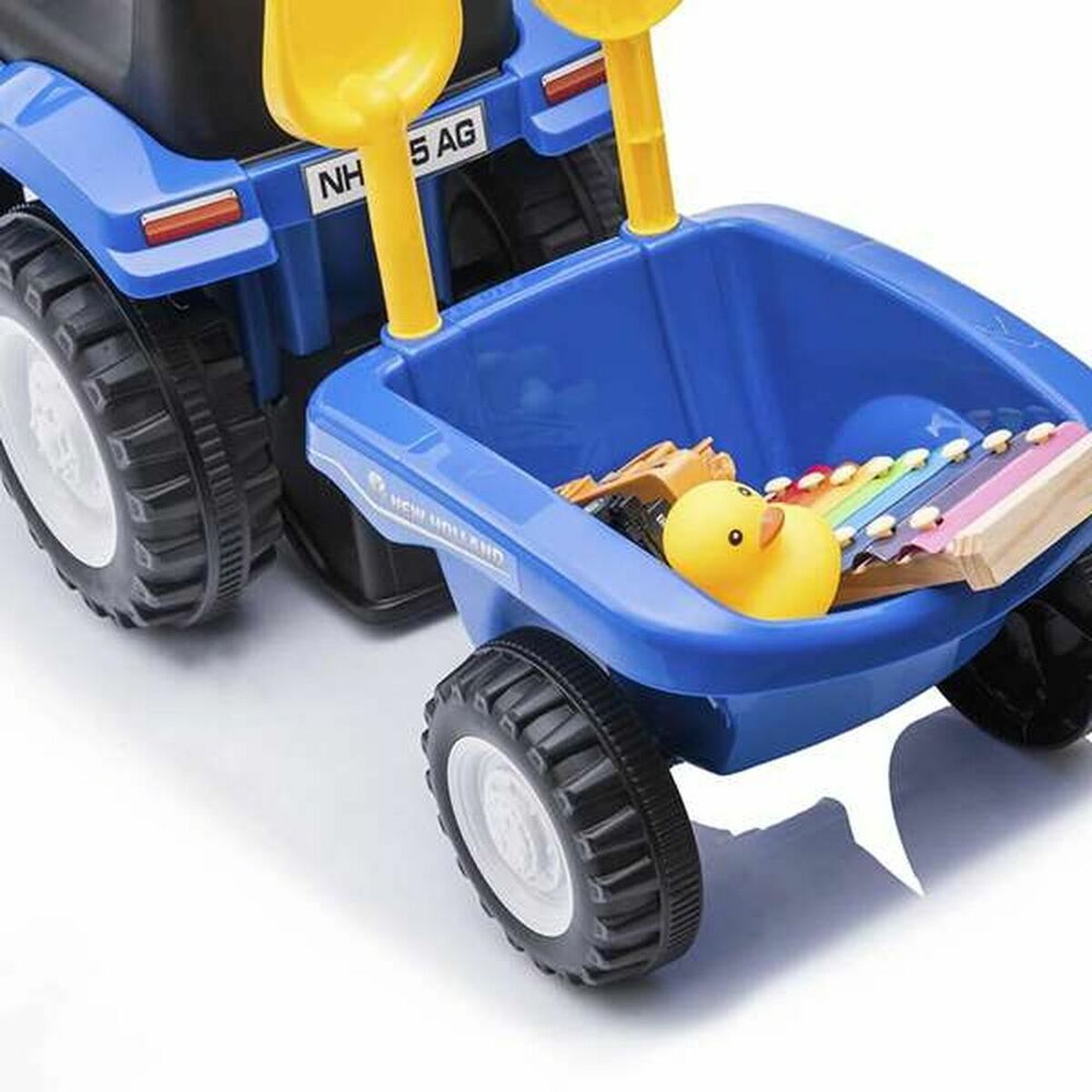 Pedal Tractor New Holland Ride ON Blue 91 x 44 x 29 cm