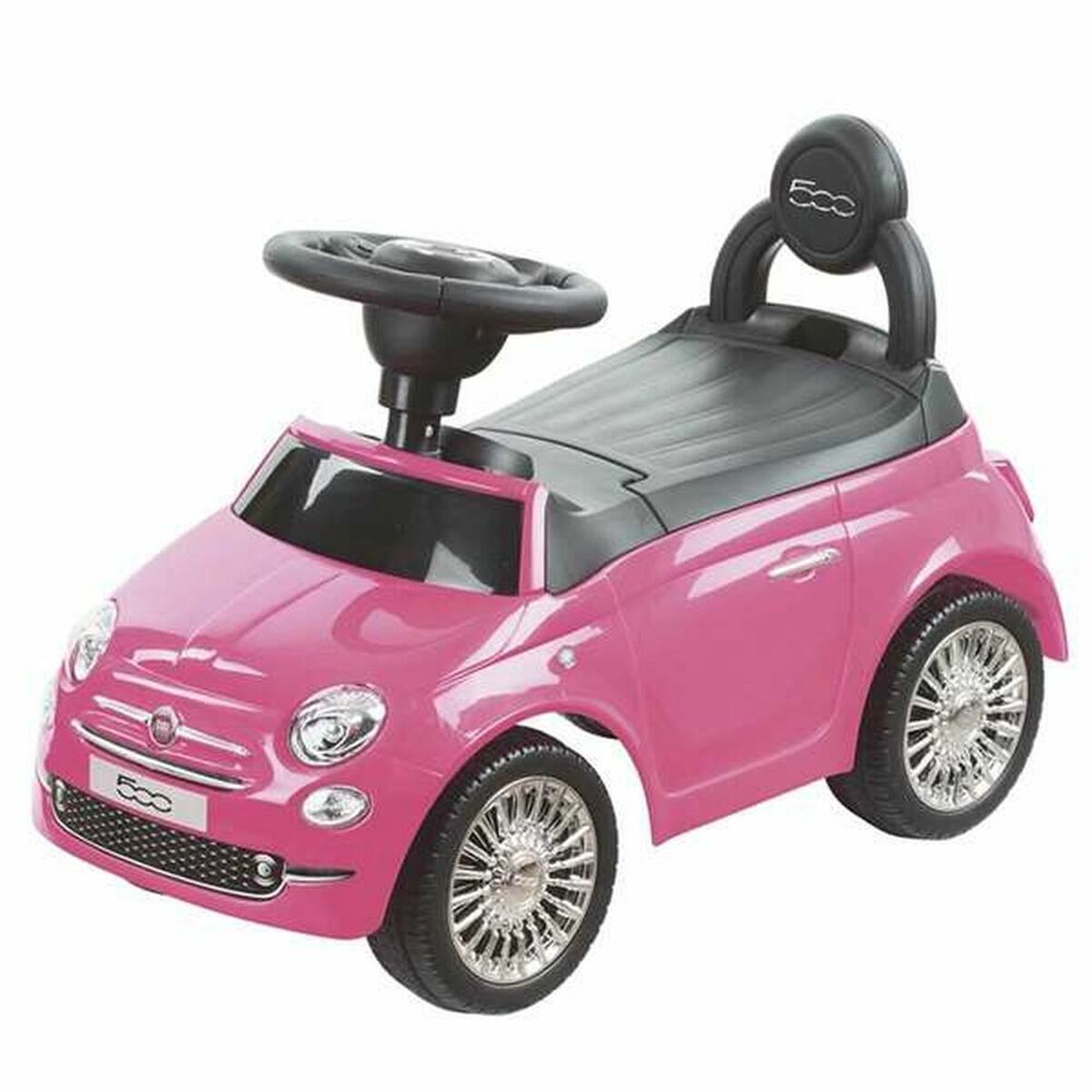 Tricycle RIDE ON CAR FIAT 500 PINK Pink Tricycle RIDE ON CAR FIAT 500 PINK Pink