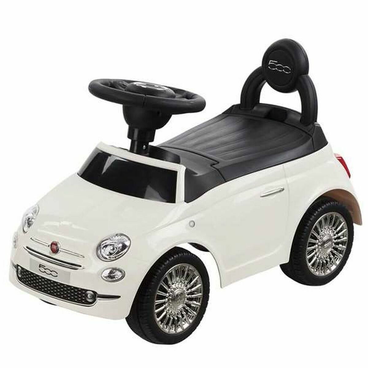 Tricycle RIDE ON CAR FIAT 500 WHITE White Tricycle RIDE ON CAR FIAT 500 WHITE White