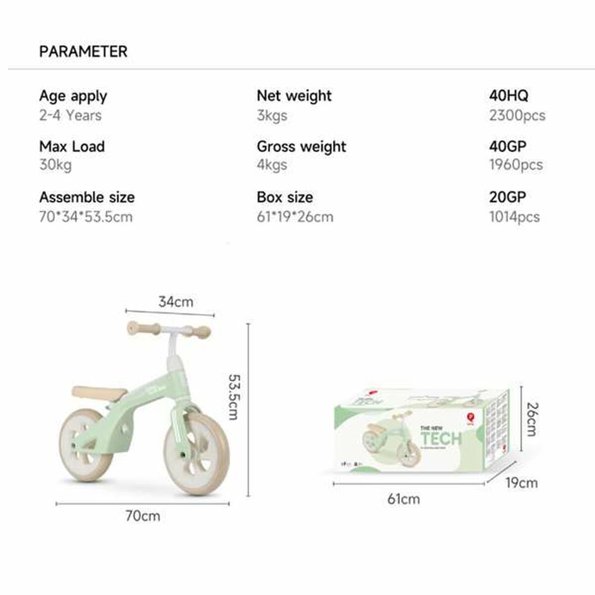 Children’s Bike Ociotrends Mingt 10″