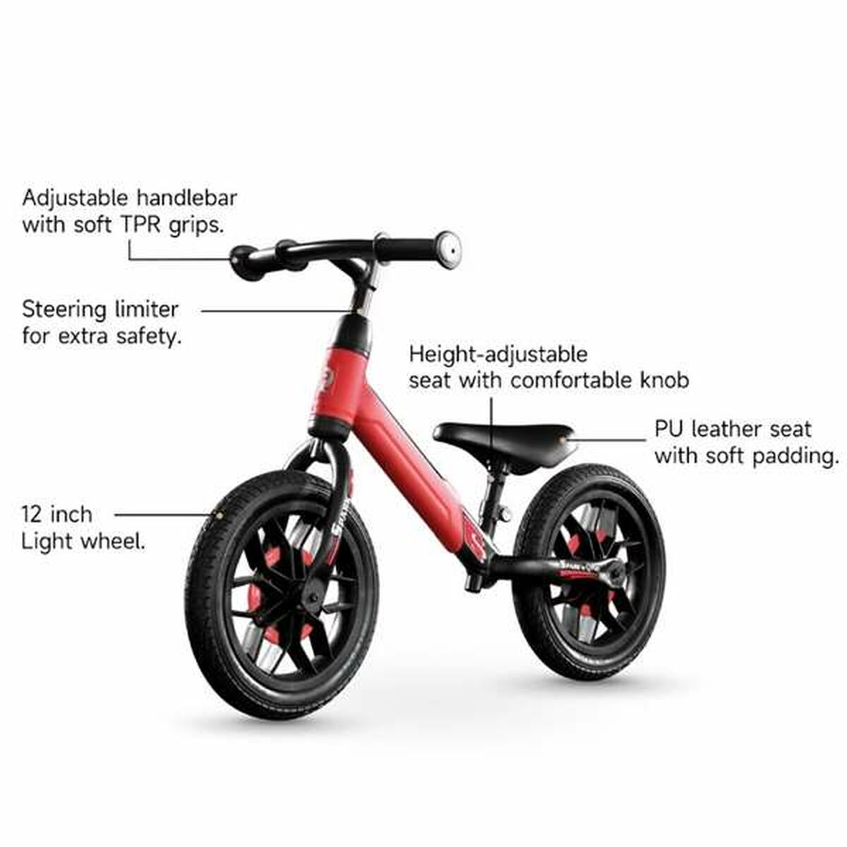 Children’s Bike Ociotrends Spark Red Without pedals