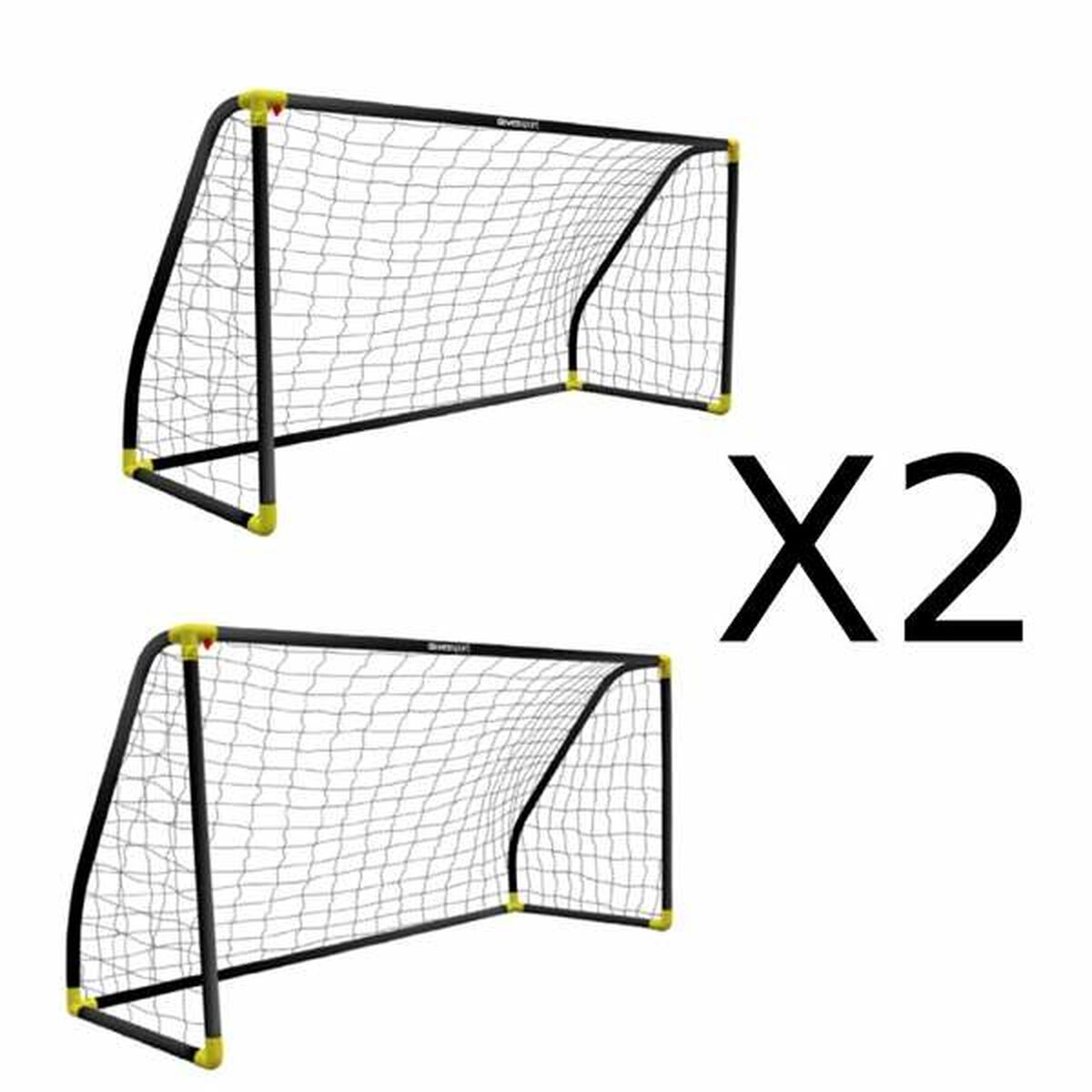 Set of 2 football goals Ociotrends 180 x 91 x 120 cm