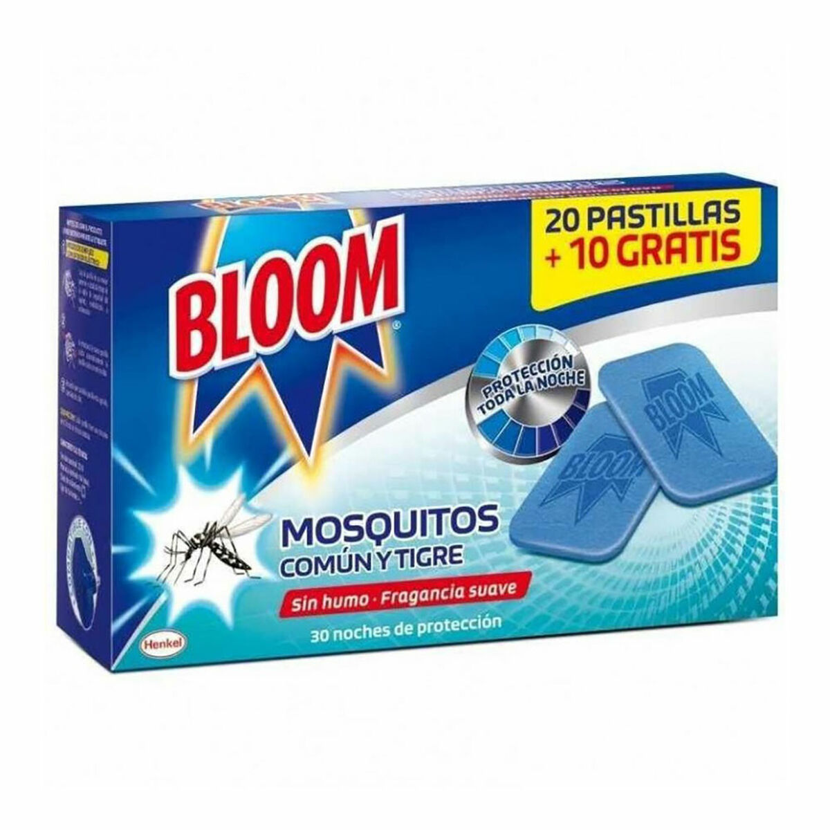 Common and Tiger Mosquito Repellent Henkel Bloom Replacement 30 Pieces Common and Tiger Mosquito Repellent Henkel Bloom Replacement 30 Pieces