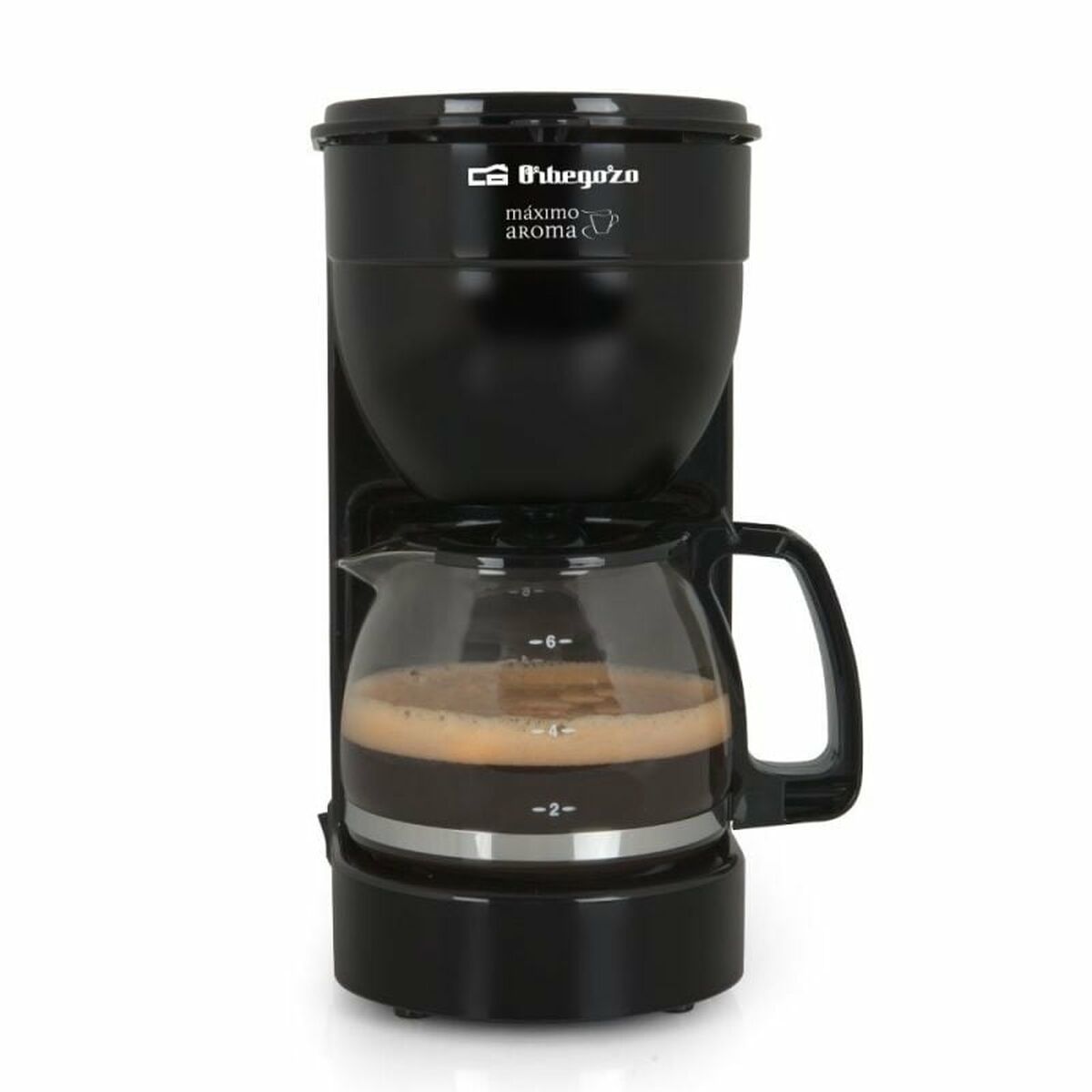 Drip Coffee Machine Orbegozo 16878 OR Black 650 W 6 Cups