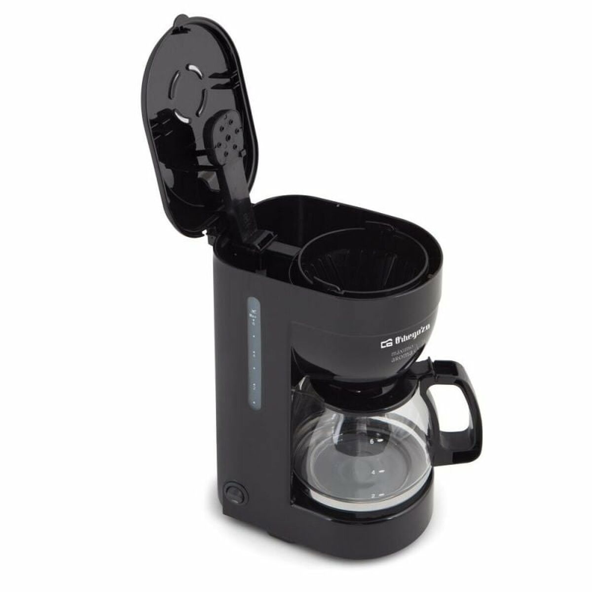 Drip Coffee Machine Orbegozo 16878 OR Black 650 W 6 Cups