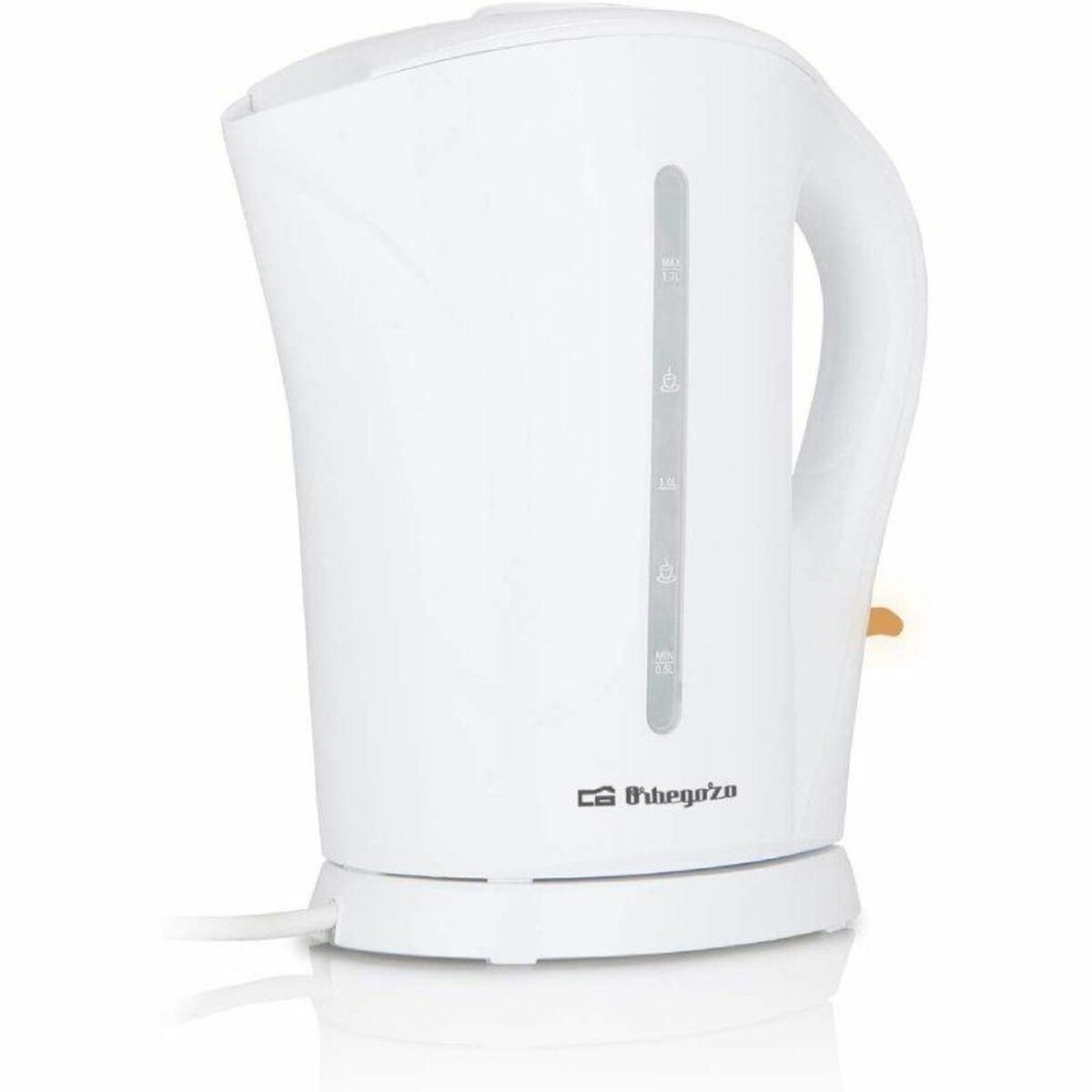 Kettle Orbegozo KT6003 White Plastic 1,7 L Kettle Orbegozo KT6003 White Plastic 1,7 L