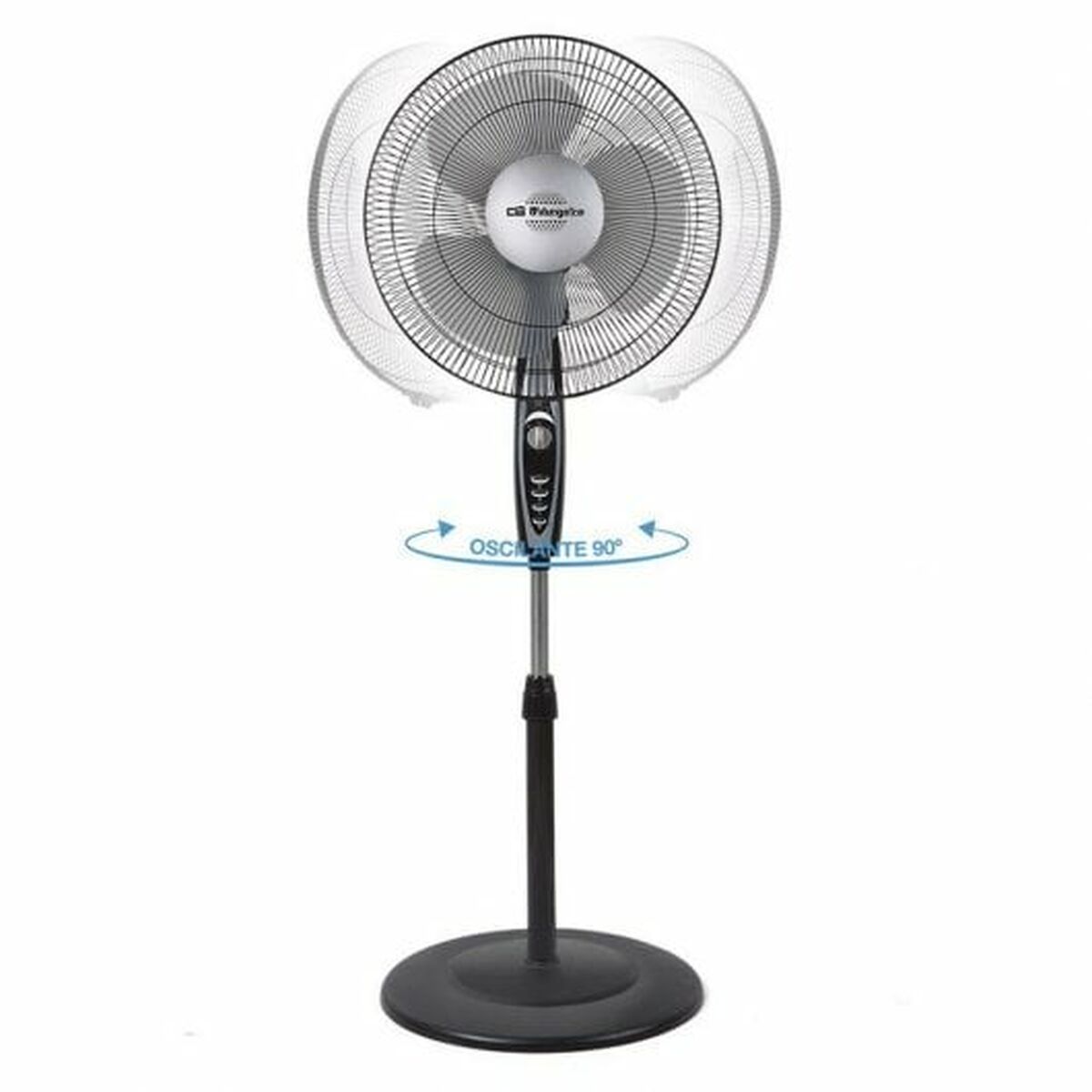 Freestanding Fan Orbegozo 17429 50 W Black