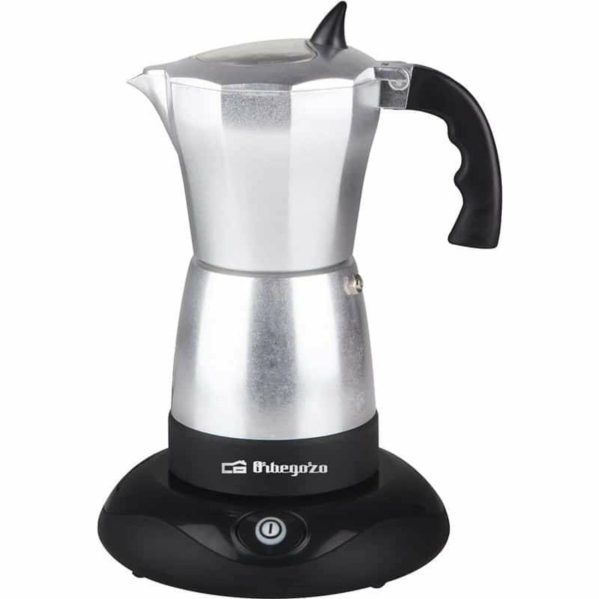 Electric Coffee-maker Orbegozo KFE660 Silver Aluminium 6 Cups
