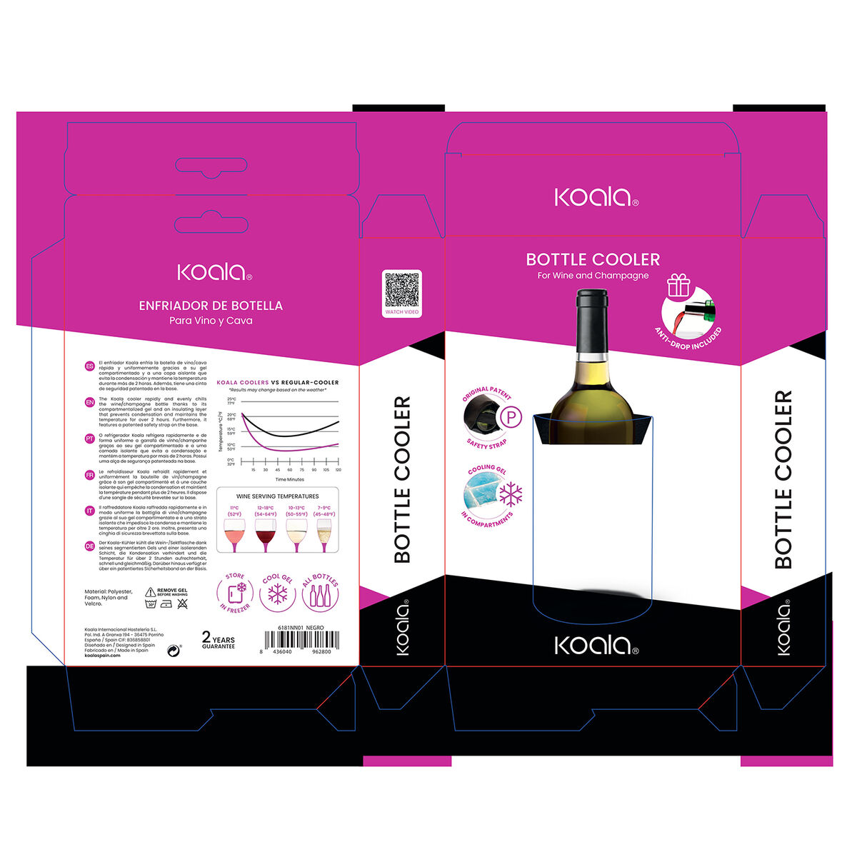Bottle Cooler Koala Koala_6181NN01 40 x 20 cm