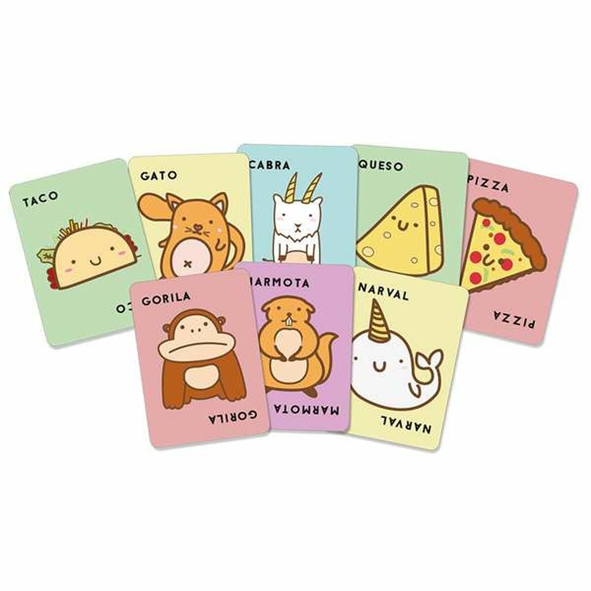 Educational Game LÃºdilo Taco, Gato, Cabra, Queso, Pizza