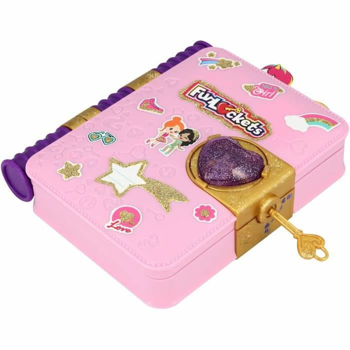 Diary with accessories Funlockets Pink Diary with accessories Funlockets Pink
