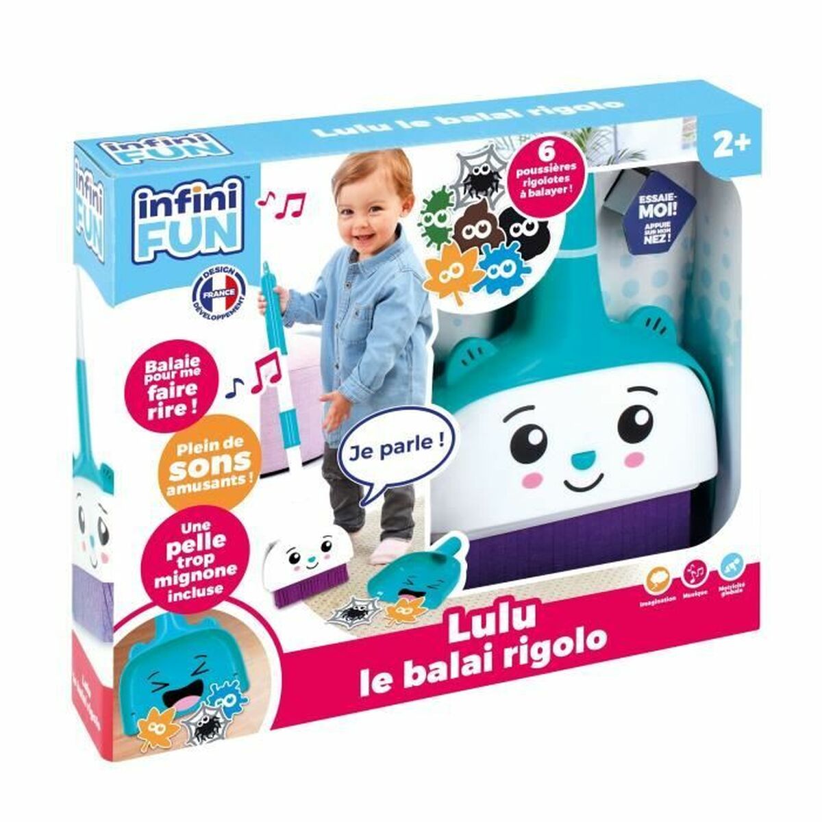 Toy Appliance InfiniFUN Lulu the Funny Broom